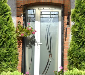 pose porte d'entrée